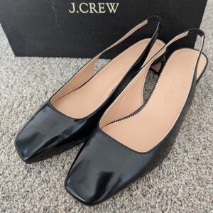 J. Crew Black Women's Slingback Shoes